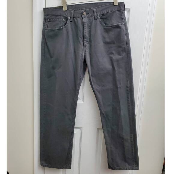 Levi's Jeans 505 Gray Bootcut Wide Leg Blokecore - Picture 1 of 8